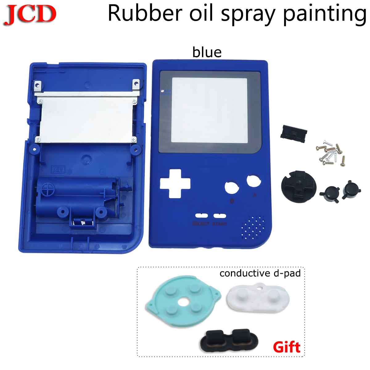 JCD Full Case Cover Housing Shell Replacement for Gameboy Pocket Game Console for GBP Case with Buttons conductive d-pad: No14