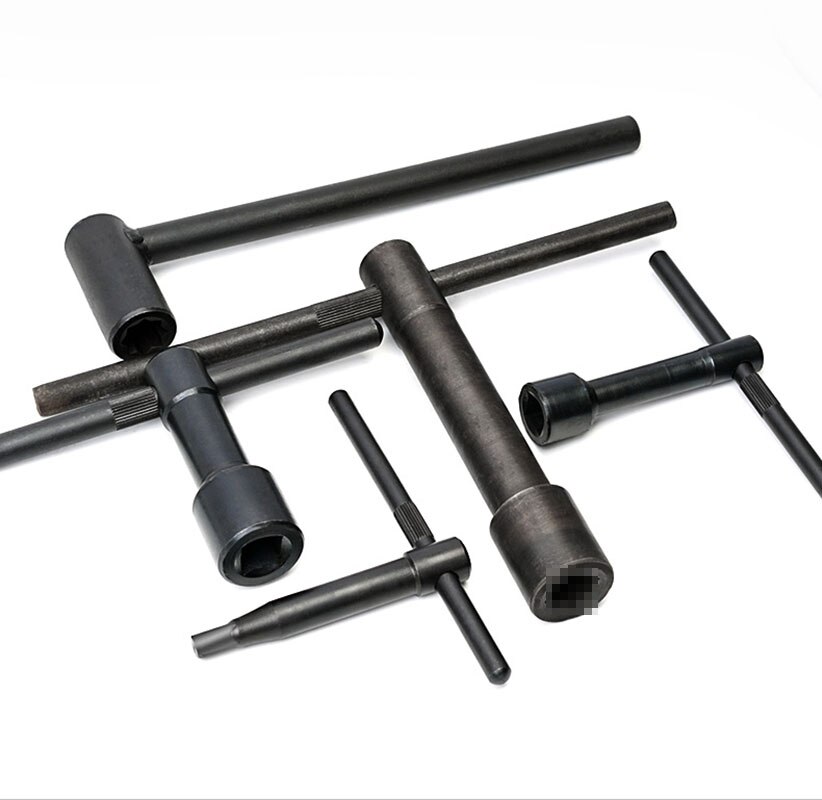 1PC Lathe Square Head Chuck Wrench Tool Holder Key Foursquare Screw Hand Lever Vertical Lathe