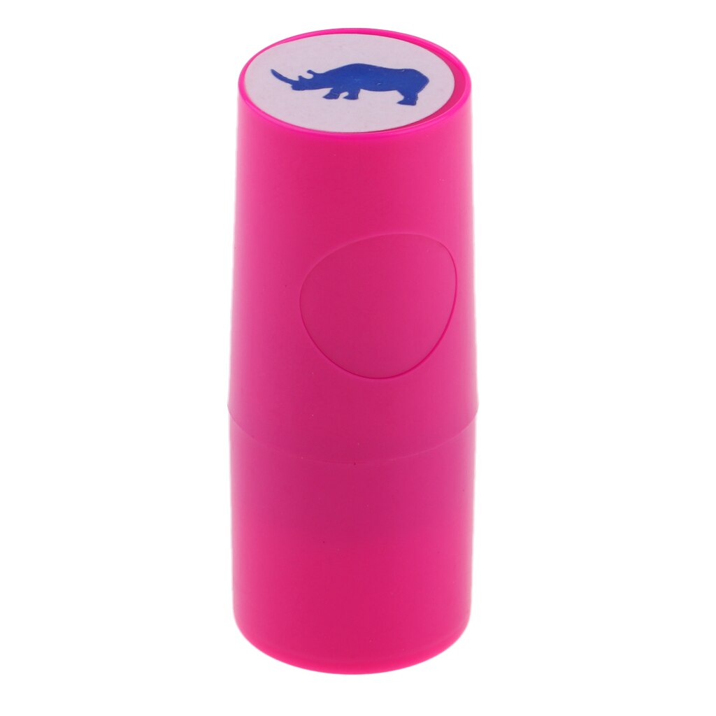 ABS Plastic 5.3cm Unique Golf Ball Stamp Stamper Skull Shape Marker Seal Impression: Rhinoceros