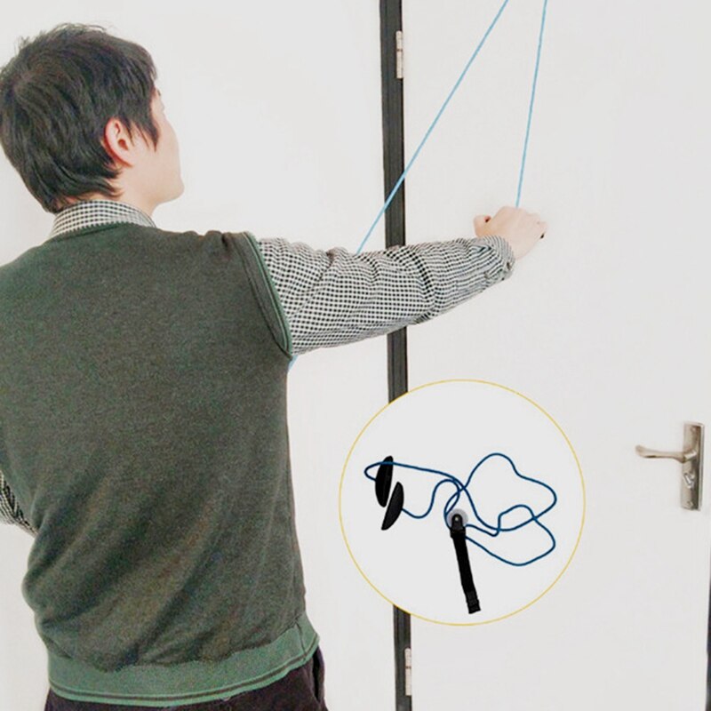 Pain Relief Upper Limb Shoulder Joint Rehabilitation Training Kit Exercise Door Hanging Pulley Trainer Home