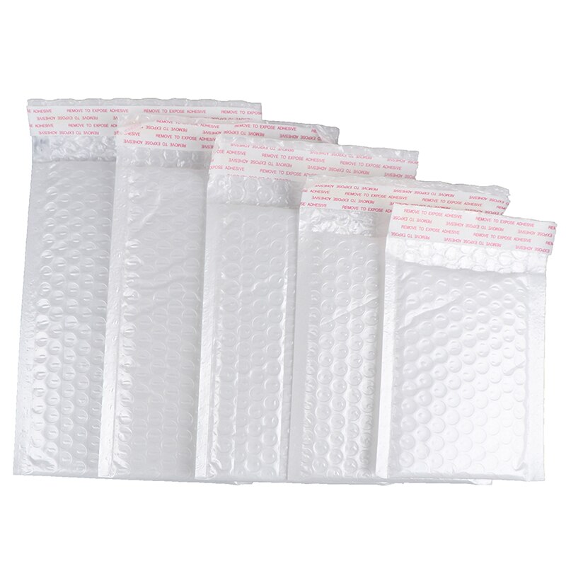 8pcs White Paper Bubble Padded Mailers Envelopes Bag Bubble Mailing Envelope Bag Packaging Bags Mailer Bags