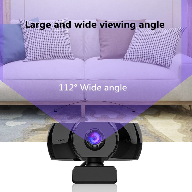 HD 1080P Auto Focus Webcam caméras intégré micro haut de gamme vidéo appel Web Cam pour ordinateur portable ordinateur de bureau Webcams avec support