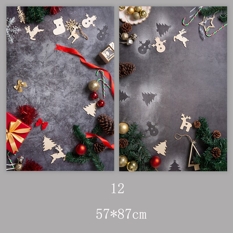 Background photography 2 Sides Marble Wood Grain photo studio Cosmetics Easter decoration 57*87cm Waterproof Photo background: 12