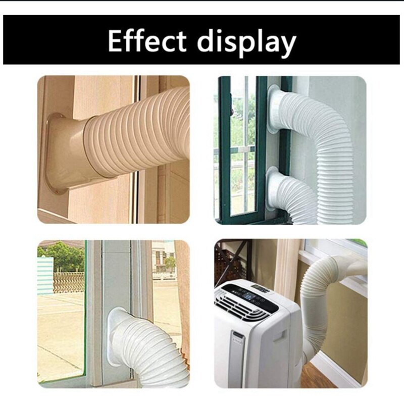 Flat Mouth Interface 150mm Air Conditioning Exhaust Hose Connector Air Conditioning Interface Accessories