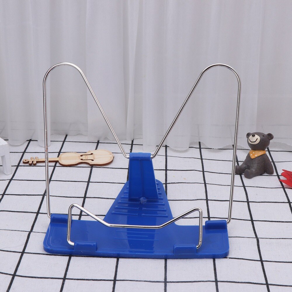 Adjustable Angle Metal Book Stand Fordable Portable Document Book-Reading Holder