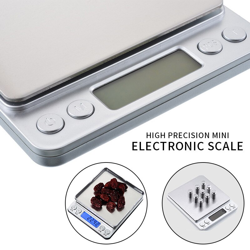 3Kg/0.1G Usb Lcd Digitale Elektronische Weegschaal Sieraden Schaal Hoge Precisie Sieraden Gram Gewicht Weegschaal voor Keuken