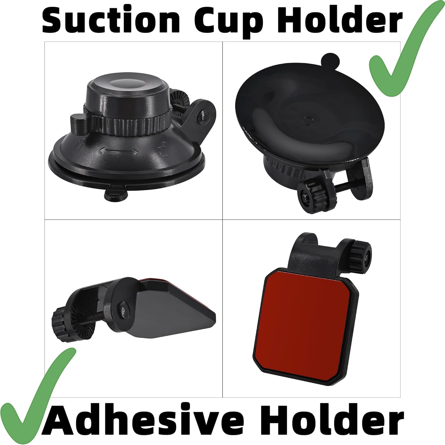 Voorruit Zuignap Mount Houder & Dashboard Zelfklevende Plakkerige Montagebeugel Voor Ssontong Biuone Izeker Z-Edge Spade Nexar