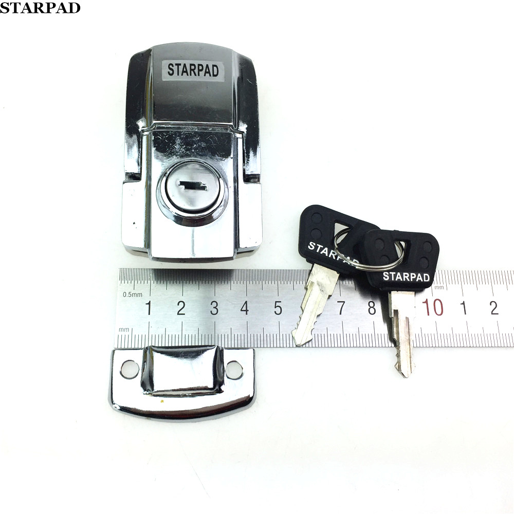 STARPAD For Motorcycle trunk lock White electric car lock Motorcycle car trunk key lock cover Tricycle ATV Refit Lock Accessorie