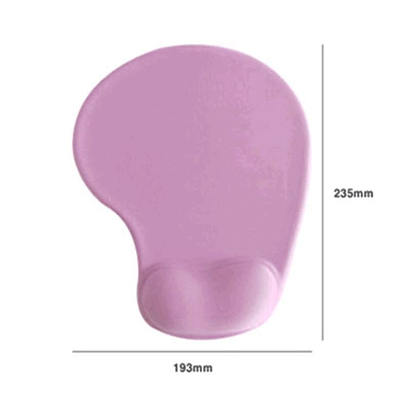 Tapis de souris de bureau avec support de poignet en gel, pour jeu, ergonomique, repose-poignet