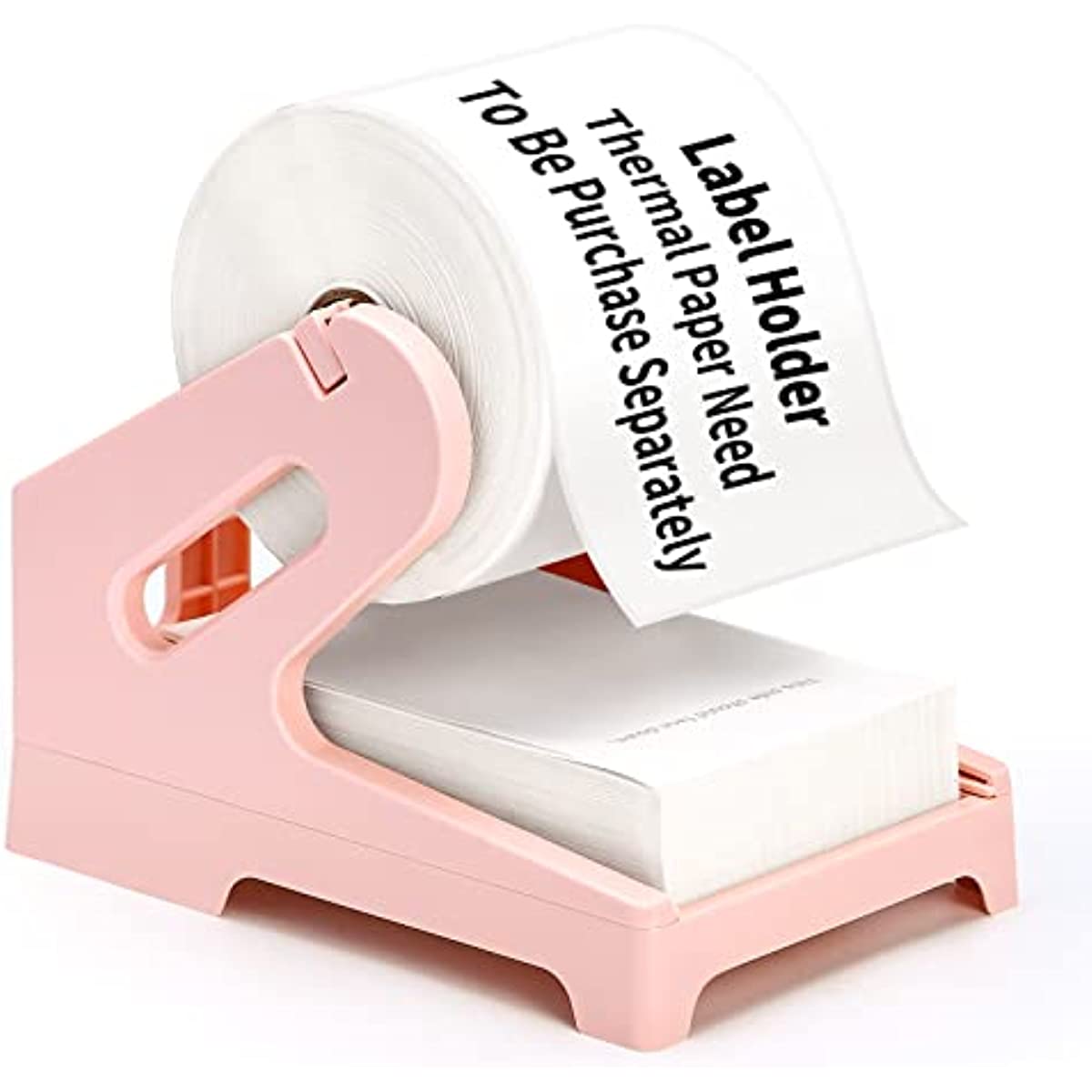 Thermal Label Holder for Fan-Fold and Rolls Labels, Label Roll Holder, Work with Desktop Label Printer: C
