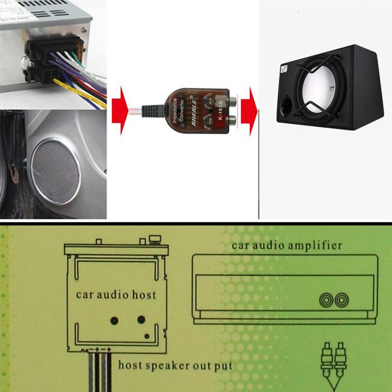 Auto Audio Conversie Modificatie Hoog Naar Laag Audio Converter Modificatie Kit Car Audio Converter