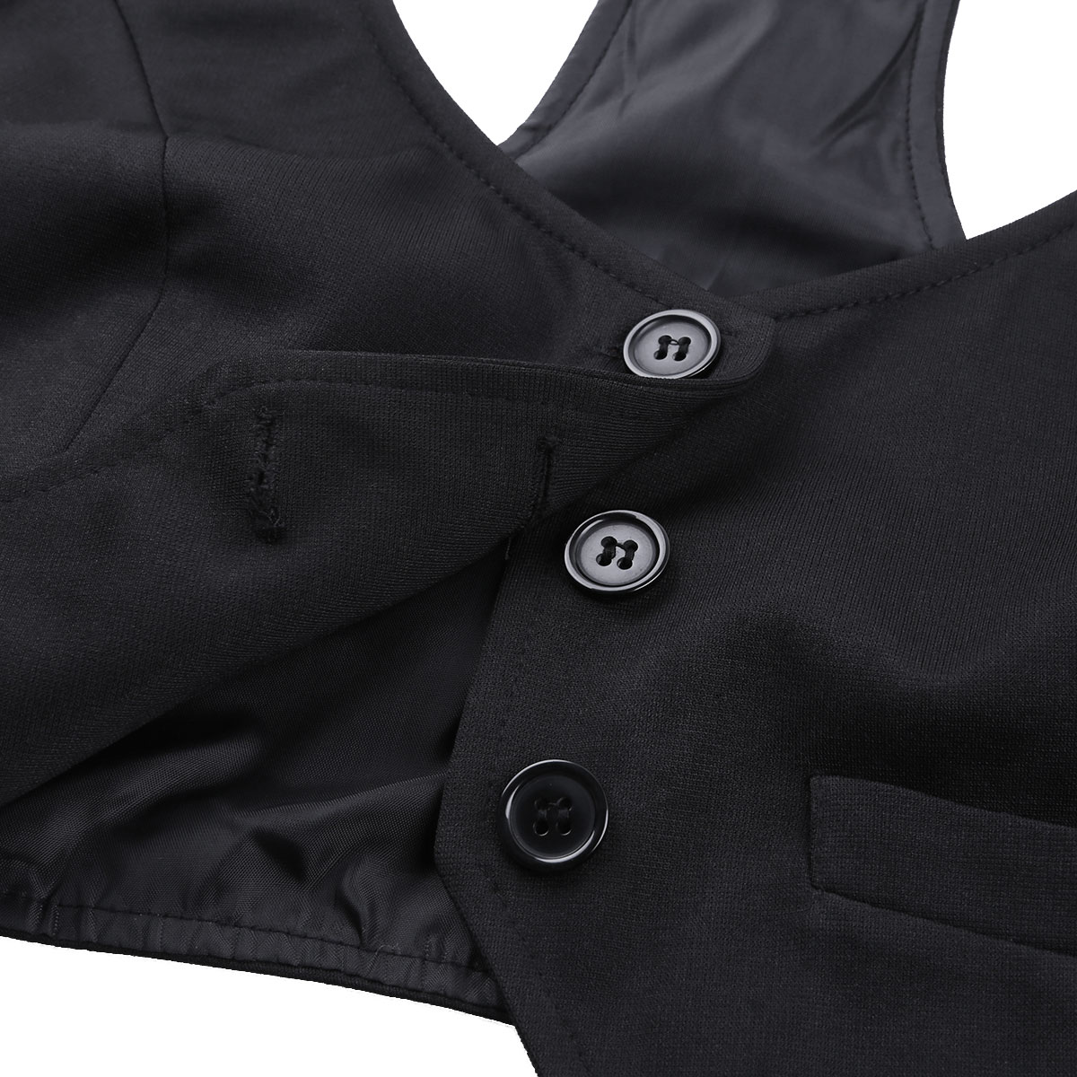Aankomst Vrouwen Mode V-hals Mouwloze Button Down Ingericht Racer Back Klassieke Vest Shirts Aparte Vest Voor Formele Slijtage