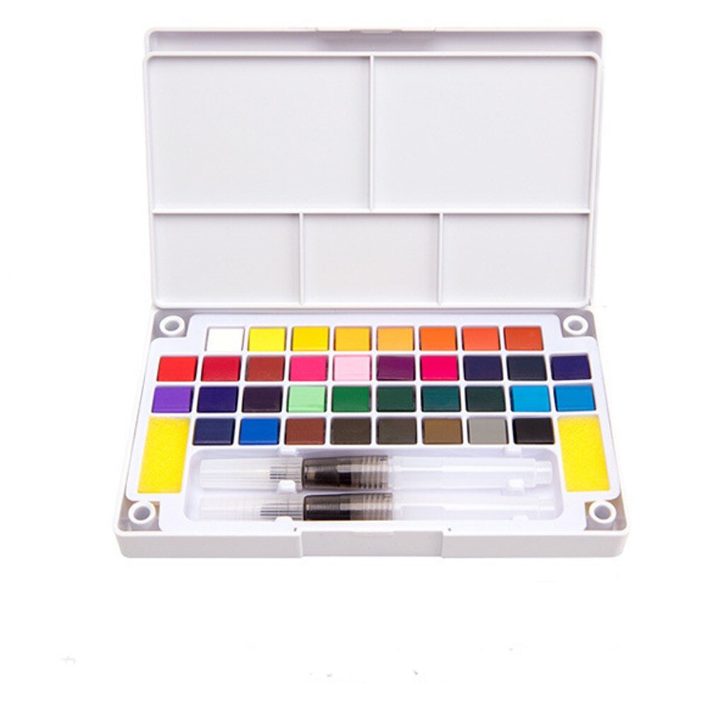 Solid Watercolor Paint Set Paints Watercolor Water Brush Paint Set Art Supplies Art Manufacturing Tools Art Class Supplies#g30