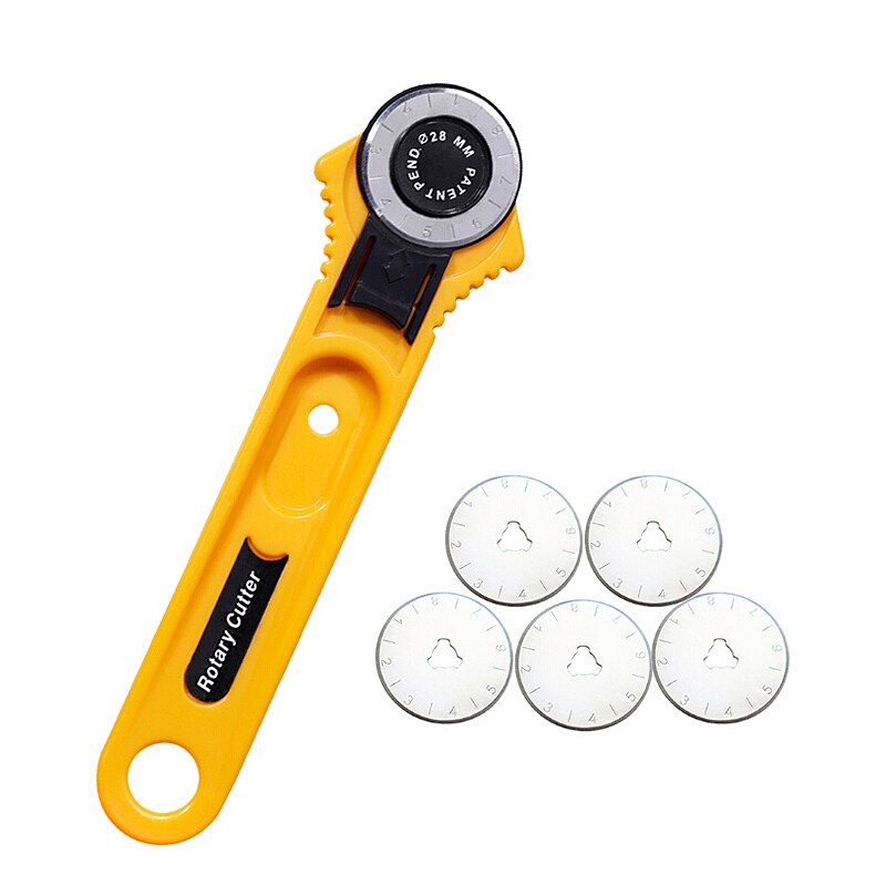 Fast Rotary Cutter Set Blades Quilting Cutting Patchwork Blades Cut Cutting Disc Patchwork Leather Craft Sewing Tool