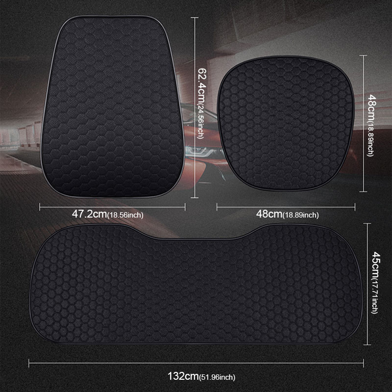 Vlas Auto Stoelhoezen Set Ademend Linnen Mildewproof Zitkussens Universele Transpiratie Protector Mat Auto Interieur Accessoires