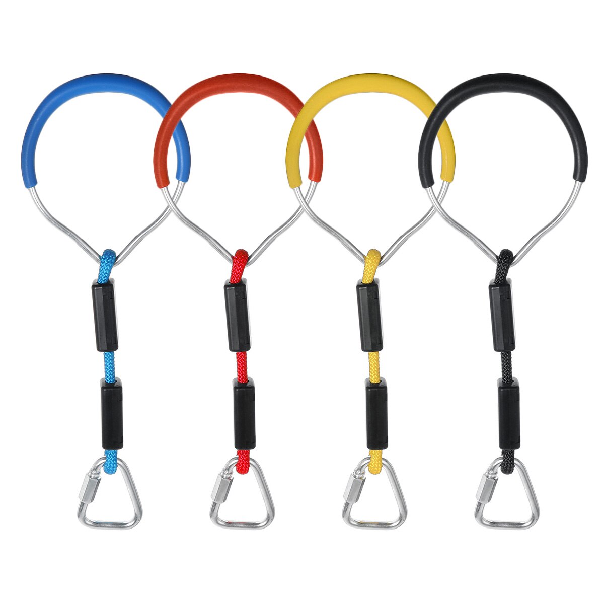 4PCS Swing Bar Rings Gymnastic Ring Climbing Hanging Rings Swings Children Climbing Equipment Playground For Kids Outdoor