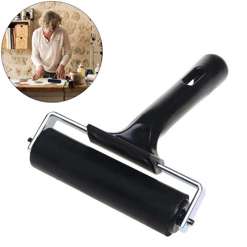 Rubber Brayer Roller for Printmaking,Great for Gluing Application Also