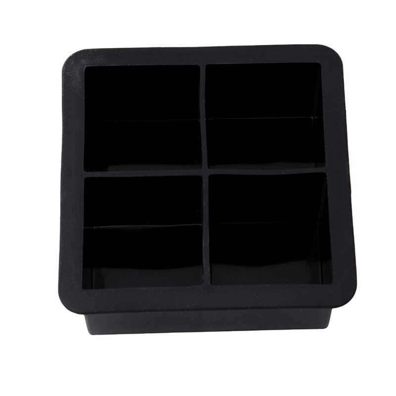 Grand Cube à glace géant Jumbo Silicone | 4 géant de grande taille, moule à glace carré plateau moule bricolage,