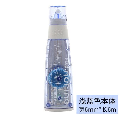 4 kleuren vervangbare dubbelzijdige tape kleefstof dispenser student kantoorbenodigdheden benodigdheden voor school dubbelzijdige tape: Blauw