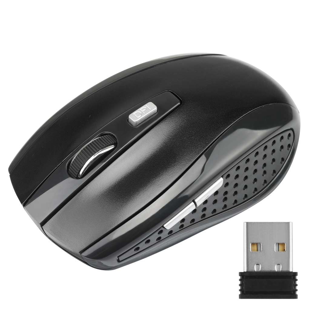 2,4G Drahtlose Maus Bluetooth Maus Ergonomische 800/1200/1600DPI 6 Stumm Tasten Maus Für MacBook Tablet Laptops computer PC: Rot