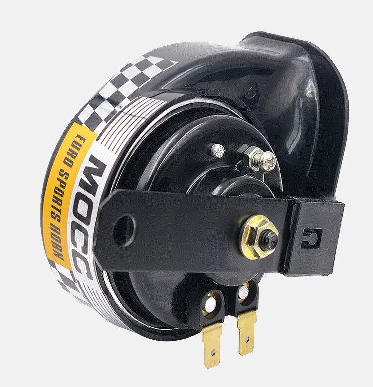 Uniwersalny wodoodporny głośny ślimak trąbka pneumatyczna syrena 115dB dla 12V ciężarówka motocykl elektroniczny klakson ślimakowy motocykl głośny głośnik