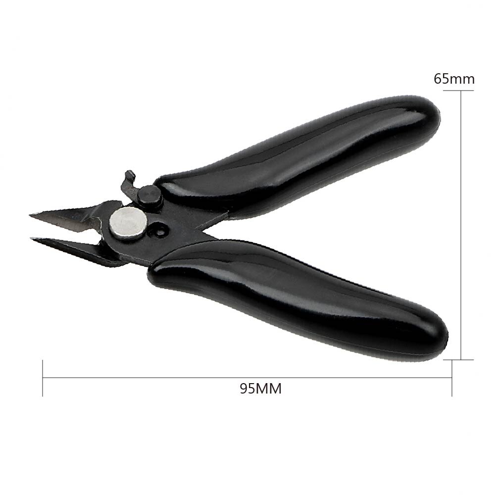 Diagonale Tang Mini Draad Flush Cutter 3.5 Inch Micro Zijsnijder Draden Isolerende Rubber Handvat Model Tang