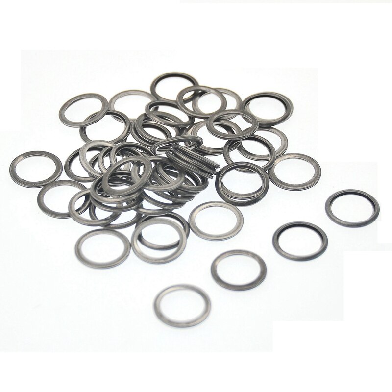 50Pcs Plug Drain Washer Auto Oil Gasket Seal Fits for Subaru 803916010