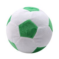 1 stk fodbold formet plys pude fodbold pude fluffy udstoppet plys kaste blødt slidstærkt sportslegetøj 4 farver: C