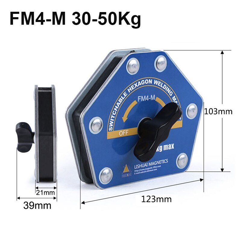 FM4-M Multi-winkel Magnetische Schweißen Magnet Halfter/Umschaltbar sechseckig Lot Starke Ecke Schweißen Magnet Werkzeug Fixer Stellungs