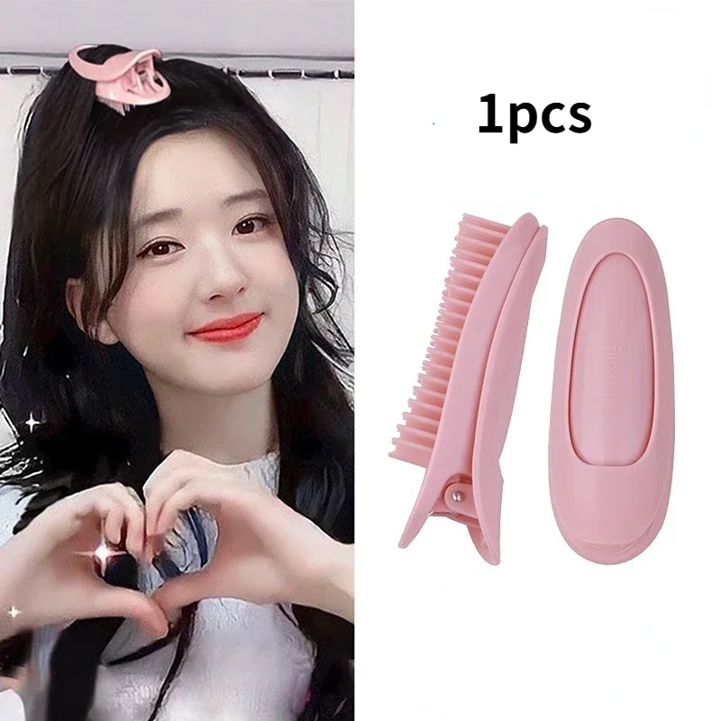 Heatless Hair Rollers Curlers Bangs Hair Root Volume Clip Fluffy Clips Portable Korean Hair Accessories for Women