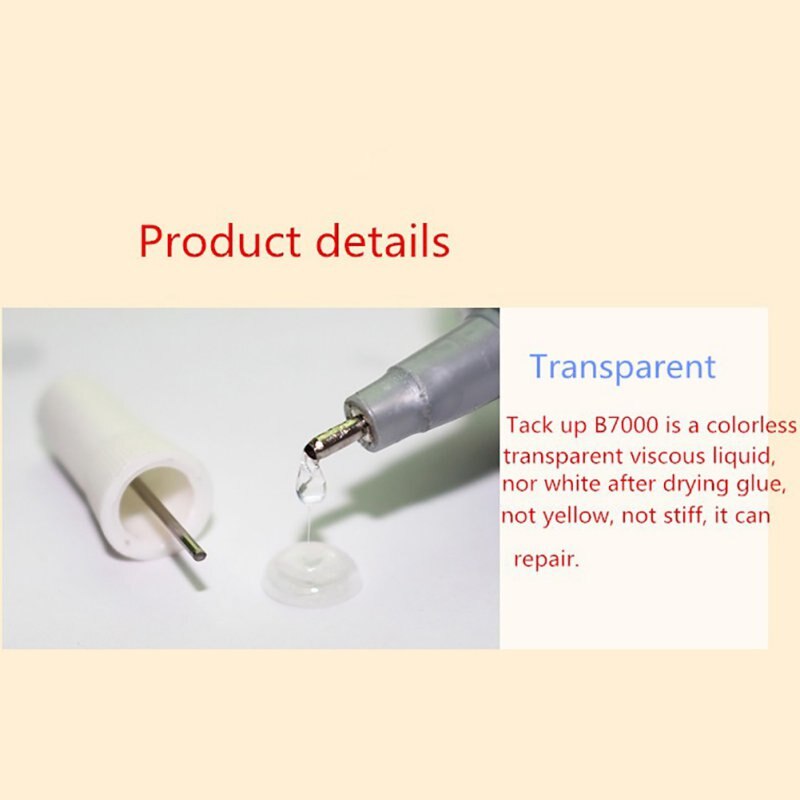 B6000 Glue 25ml Industrial Strength Super Adhesive Clear Liquid B-6000 Glue Diy Phone Case Crafts Pearls Rhinestones