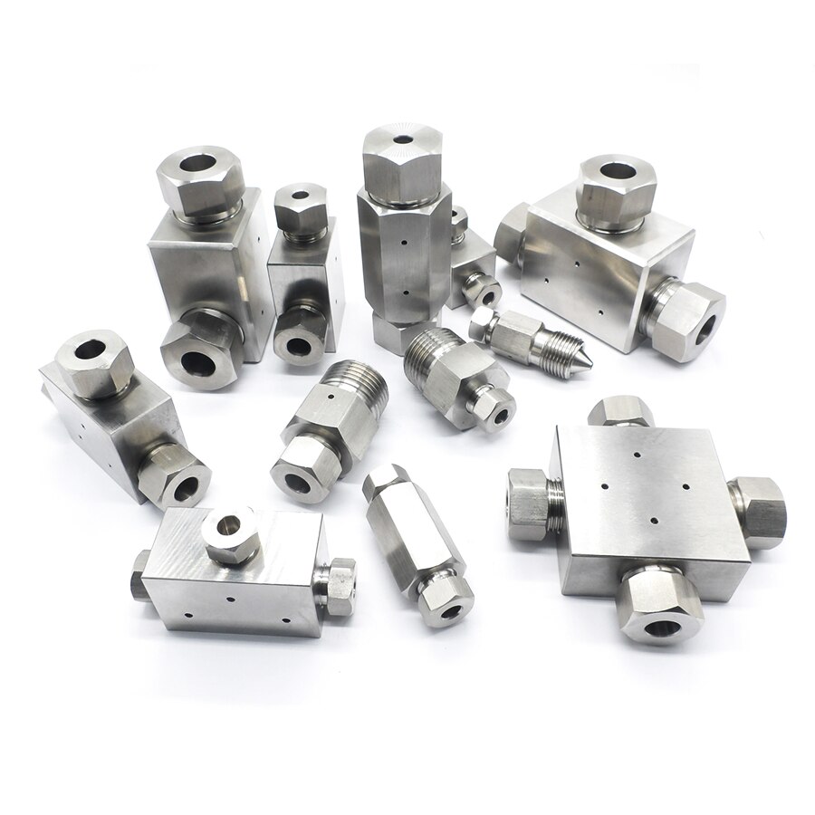 Waterstraalsnijden Hoofd Prijs Hp Rvs 38 Koppeling Montage 3/8 Koppeling Assy Voor Montage Onderdeel A-0780-2