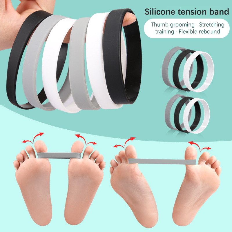 Silikon Zugband Hallux Valgus des Fuß korrektur trainings Trainings gürtel Zehen Separator Daumen Gummiband Fußpflege werkzeuge