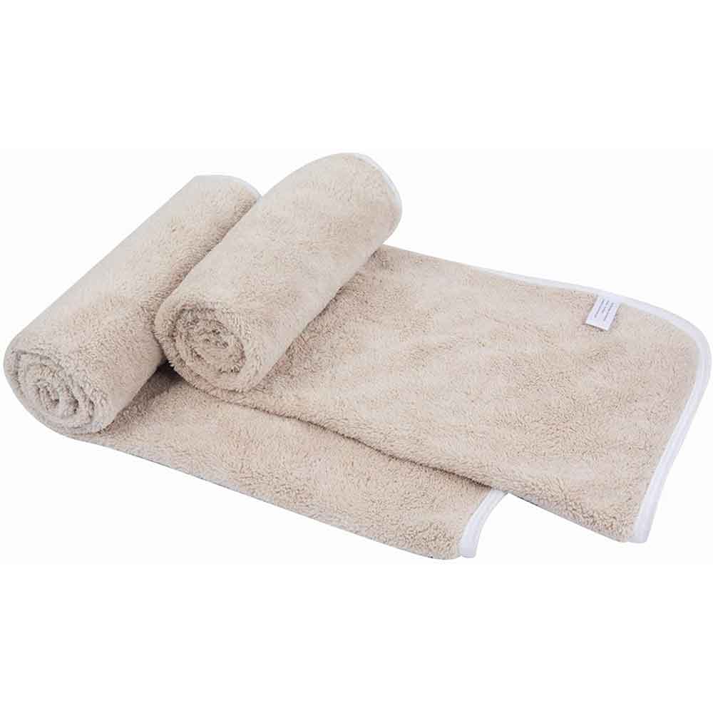 KinHwa microfibre essuie-mains Ultra doux visage serviettes uper absorbant serviettes de bain idéal pour cheveux Spa Sports 30 pouces x 16 pouces 2 Pack