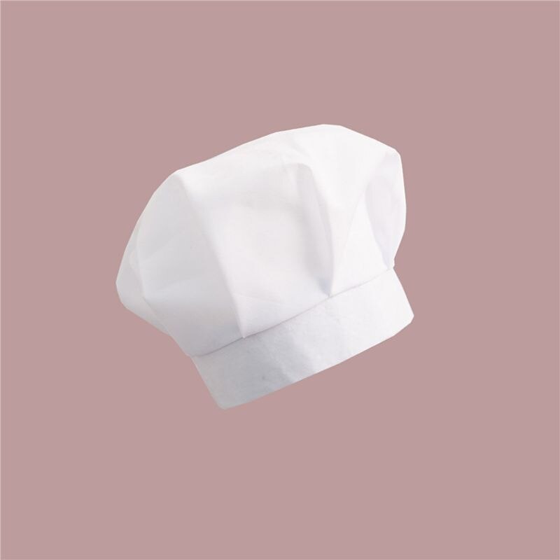 Delantal y sombrero de Chef para bebé, disfraz de cocinero blanco para niño, accesorio de fotografía, 2 uds., N1HB