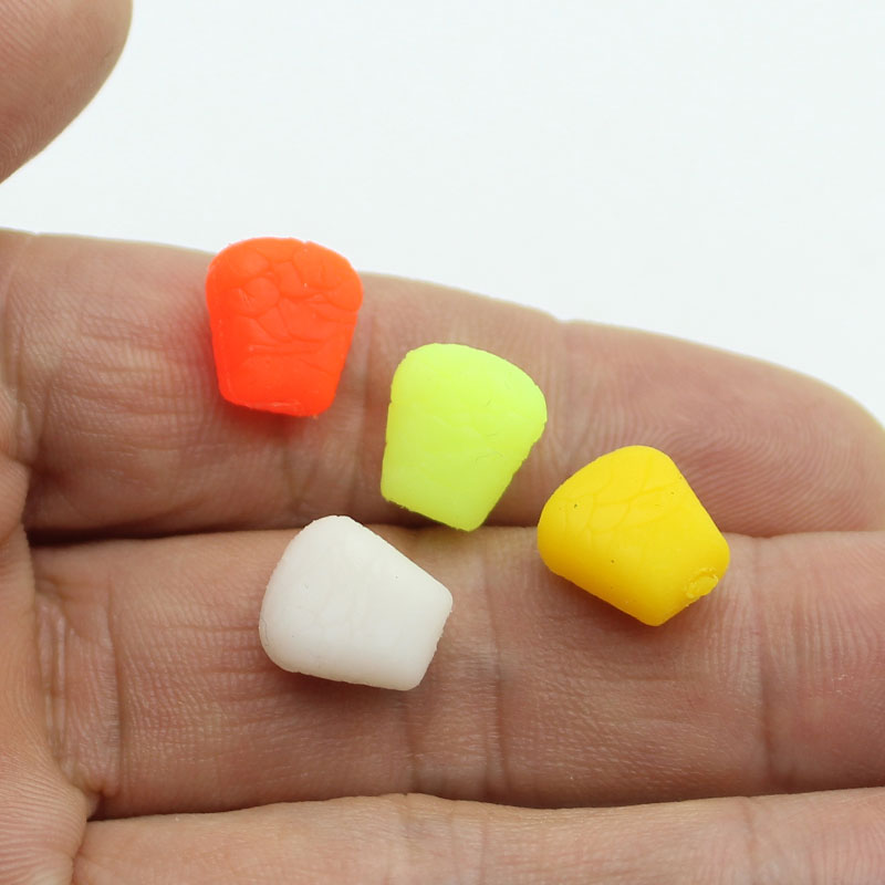 Accessoires pour la pêche à la carpe, 50 pièces, bouchon de Micro appât, bouillettes, support d'appât pour plate-forme à cheveux