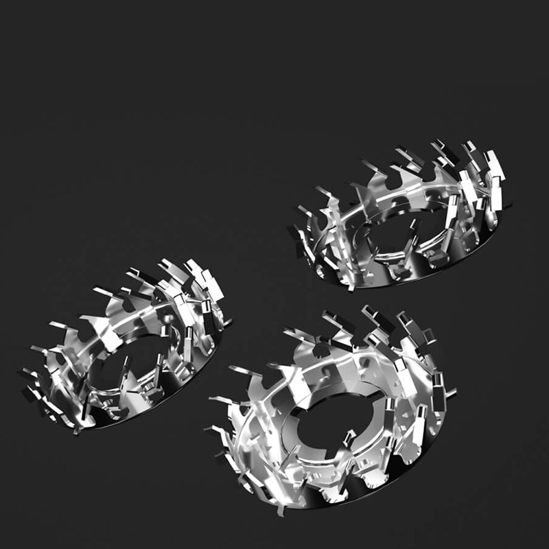 Youpin Enchen Black Stone 3D Float ShaverHead Double Rings Razor Cutter Heads CutterHead for Men Placement ShaverHead