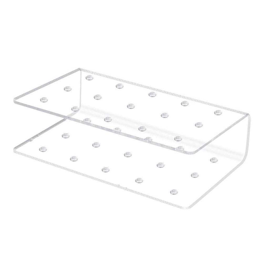 Support à sucettes en plexiglas en forme de u, assiette ondulée, présentoir à sucettes, en acrylique