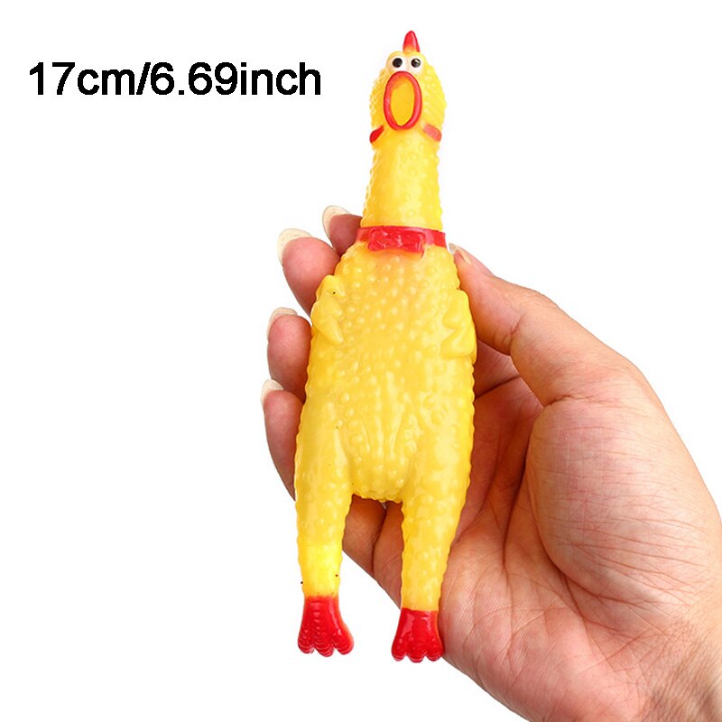 31cm 17cm Schreien Huhn quetschen Klang-Spielzeug Haustiere Spielzeug Produkt Hund Spielzeug Shrilling Dekompression Werkzeug Lustige Spielereien: 17 cm