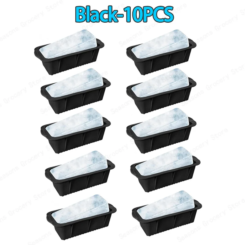 Moldes para cubitos de hielo de silicona Extra grandes, cubo de hielo para baño frío, fabricación de cubitos de hielo, moldes para hornear pasteles, nuevos moldes para cubitos de hielo, 1-10 Uds.: YELLOW