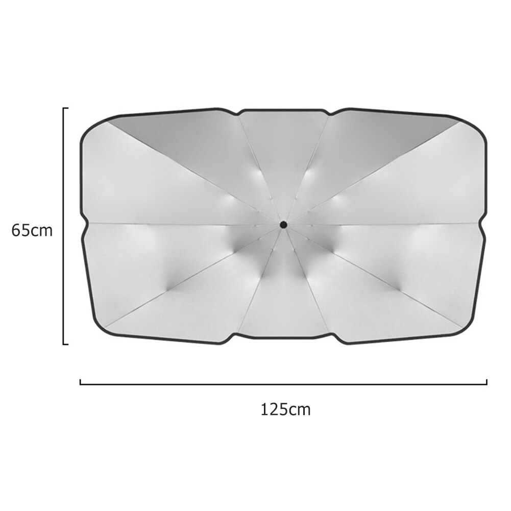 Auto Voorruit Zonnescherm Cover Zonnescherm Paraplu voor Renault Trafic 2015-2023, Automotive Visor 360° Rotatie Uv-bescherming Warmte-isolatie, Interieur Accessoires