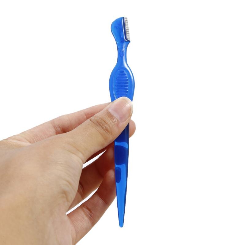 Eyebrow Trimmer Hair Remover Facial Razor Blades Shaver Sharp Set Makeup Tool Kit Face Safety Eyebrow Shaper Shaver Random Color
