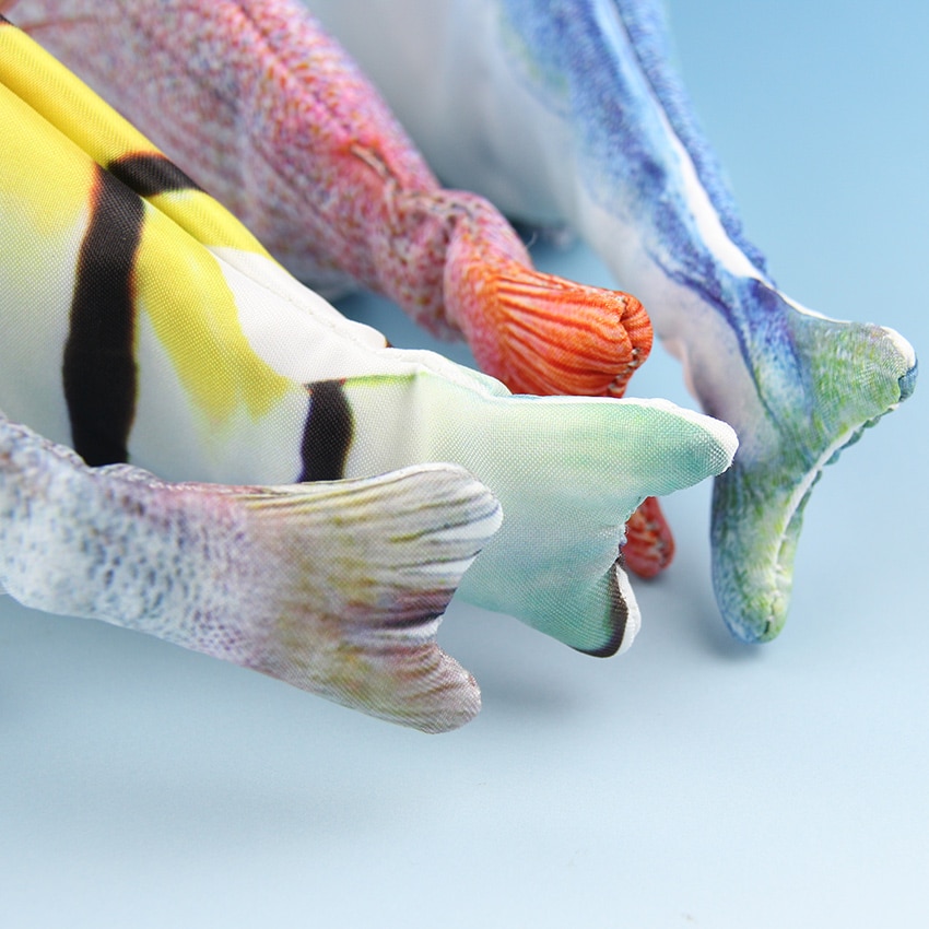 1 PC Fish Shaped Pencil Bags Animal Pencil Box Pencil Case of Large Capacity School Funny