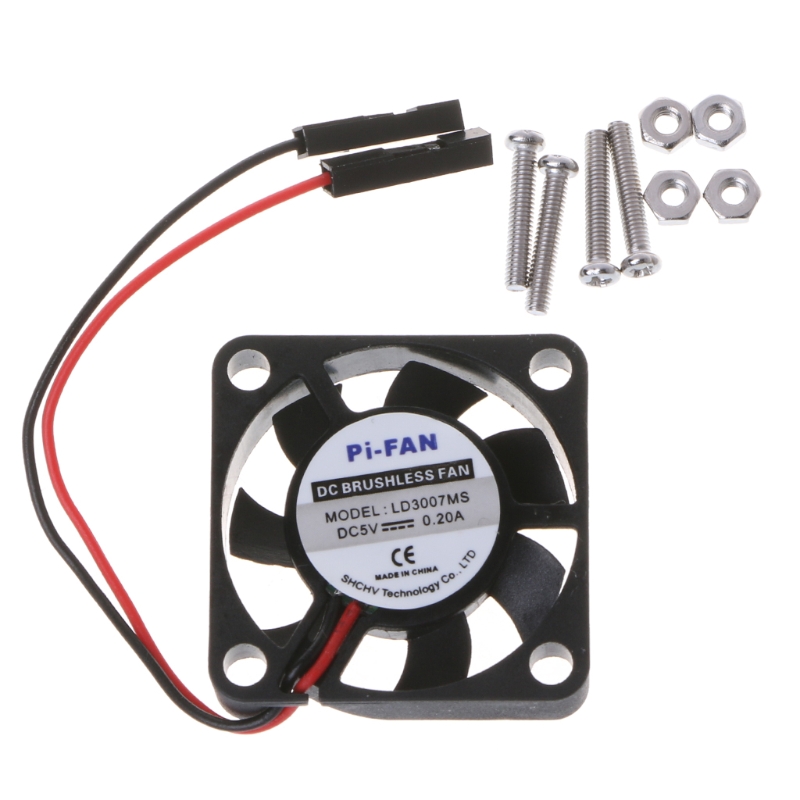 for DC Brushless Fan for 3//2/B+ LD3007MS 3CM Cooling 30mm DC3.3V/5V Cooler Fan 30X30X8mm Silent Radiator