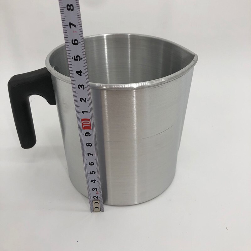 Jarra de fusión de cera de acero inoxidable, jarra para derretir jabón y velas, jarra para espuma de leche, DIY, 1,2/3L