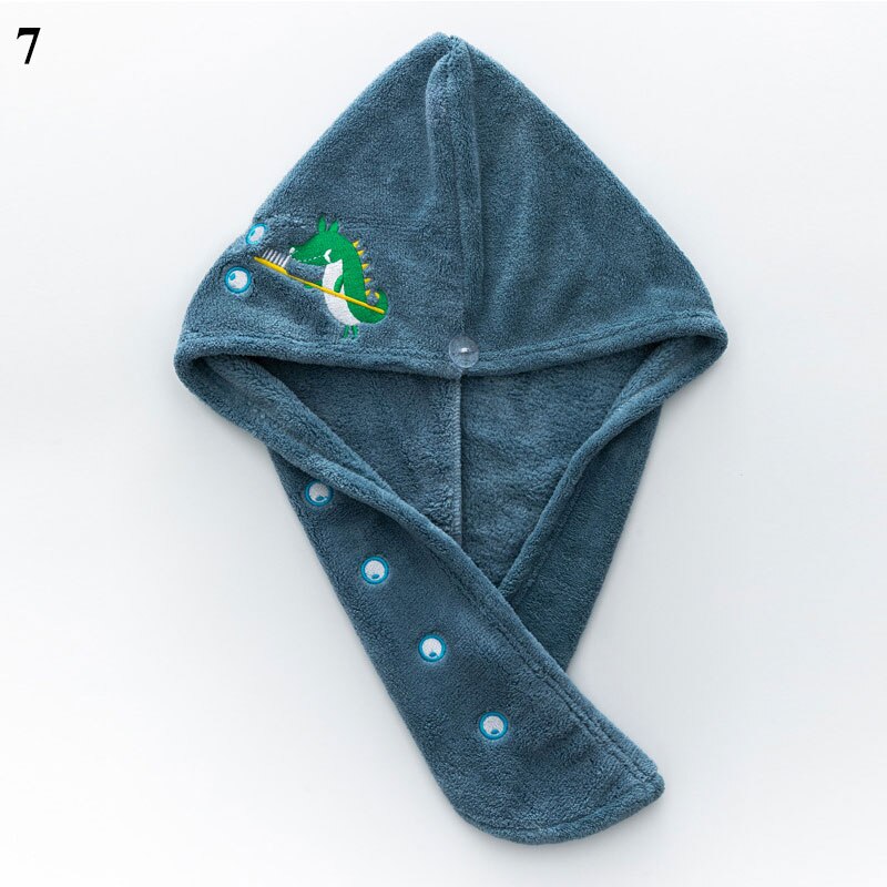 Haardroogkap, sneldrogende handdoek, microvezel handdoek, muts, superabsorberend, tulband, hoofddoek, dameskap voor lang haar, droogkap, mutsen: 7