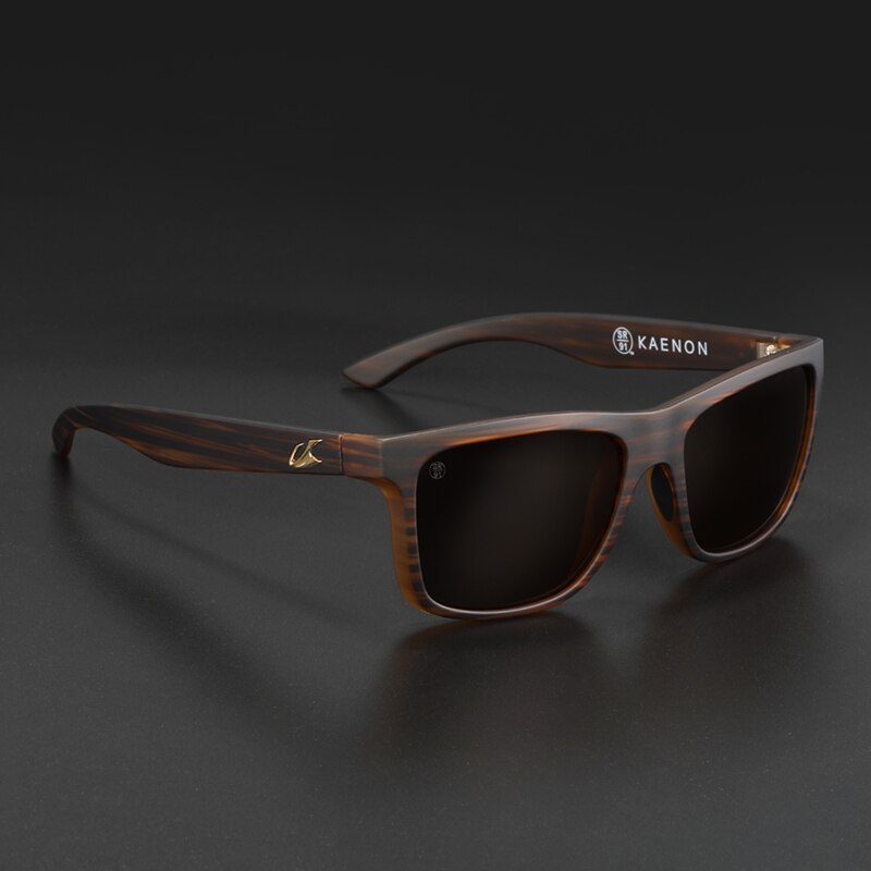 Square Kaenon Polarized Sunglasses TR90 frame men Mirrored lens Brand women Driving Fishing Sun glasses UV400 7 COLORS