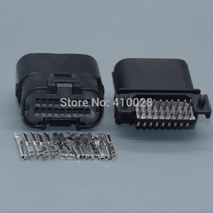 shhworldsea 18 Pin/Way ECU Standard Pinheader Male Female Plug Housing Automotive Connector MX23A18SF1 MX23A18NF1