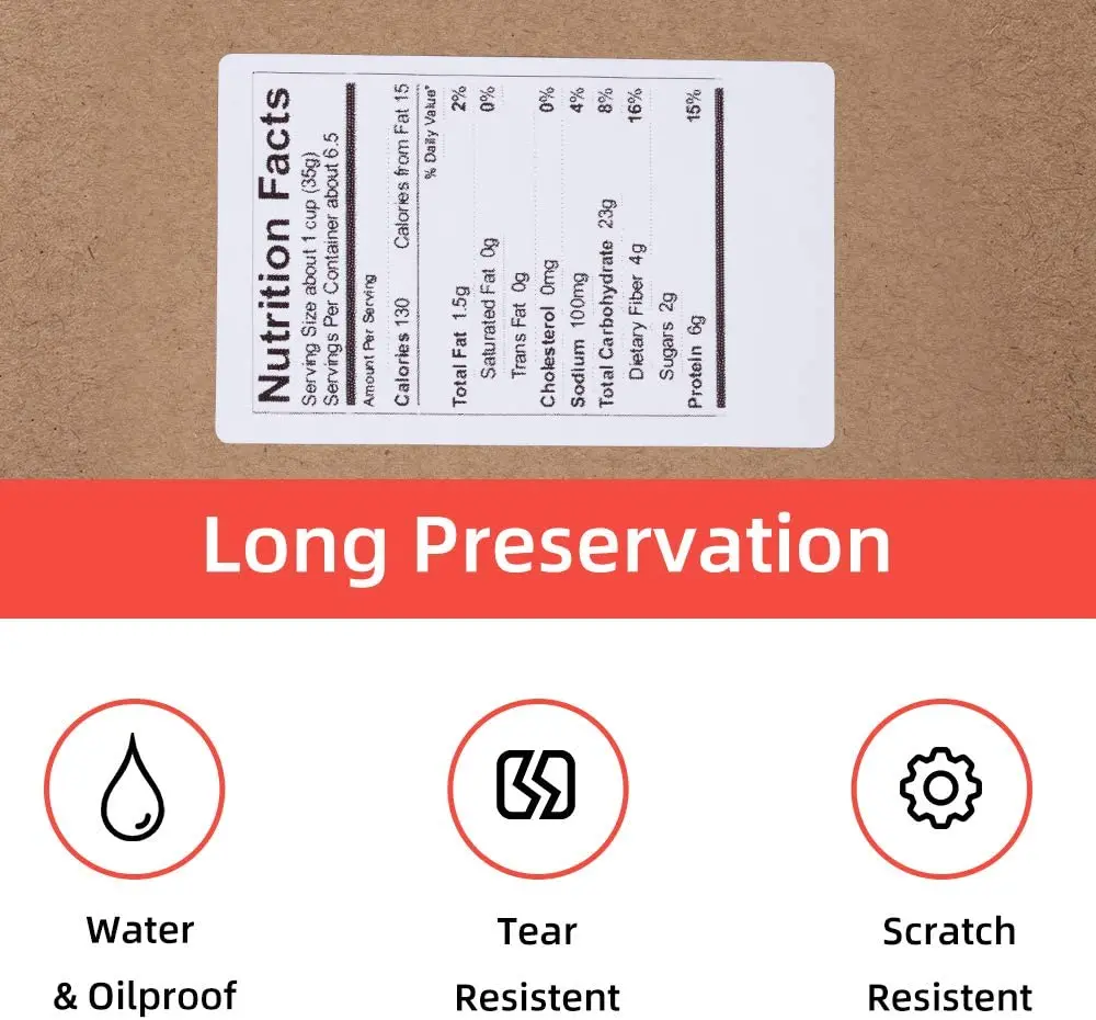 Papel térmico Phomemo para impresora M110/M200, etiquetas para el hogar y la Oficina, Papel adhesivo colorido, Papel adhesivo imprimible cuadrado redondo