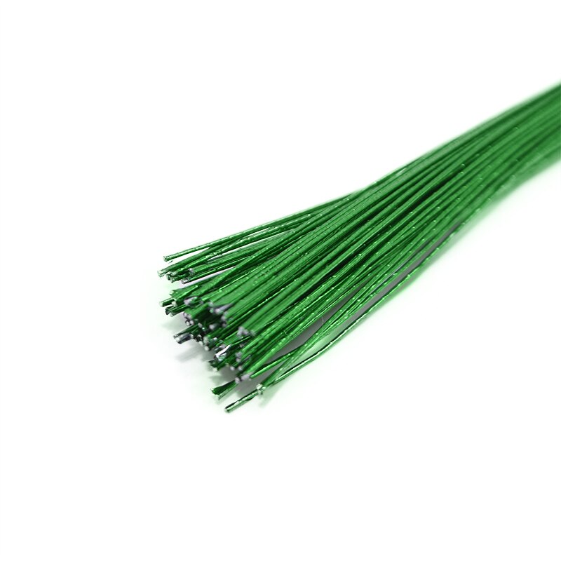 25 stk 80cm lange blomstertråde kunstige grene kviste jerntråd brugt til diy nylonstrømpe blomsterstamme, der fremstiller tilbehør: T08